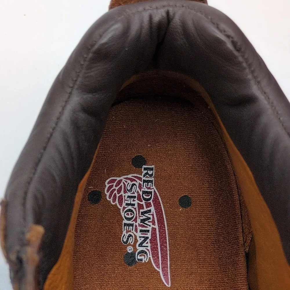 Red Wing Shoes Mens Boots Brown 8.5EE‎ Leather Work Safety Toe Ankle F2413-05
